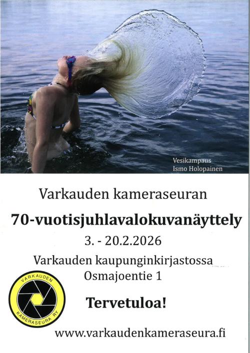 Kameraseuran näyttelyjuliste 