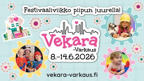 Vekara-Varkaus -festivaaliviikon banneri