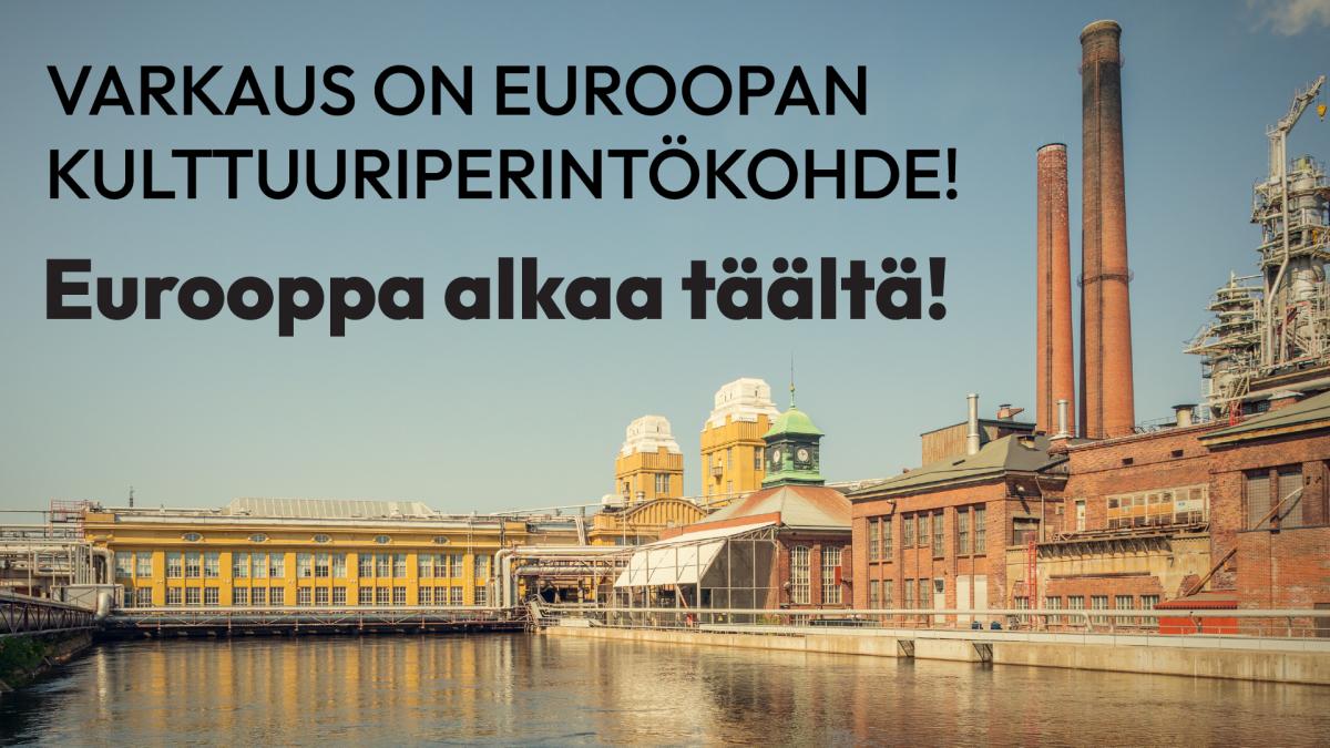 Voimakanava ja massatornit StoraEnson tehtaalta Varkaudesta.