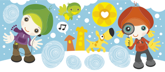 Talvi-Vekara kuvituskuva.