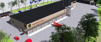 Uuden pelastusaseman havainnekuva.