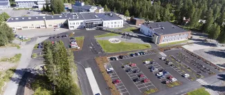 Kampus-alue Varkaudessa. 