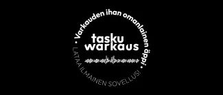TaskuWarkaus -mobiilisovelluksen tunnus.
