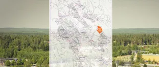 Varkausmäki kartalla.