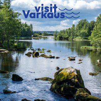 Ihan omanlainen Saimaa, luontokuva Ämmäkoskesta.