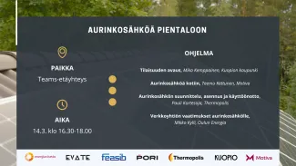 Aurinkosähkö, peintalo