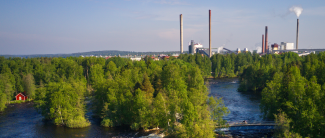 Ilmakuva Ämmäkoskelta 