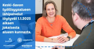 Asiakaspalvelu tilanne toimistossa.