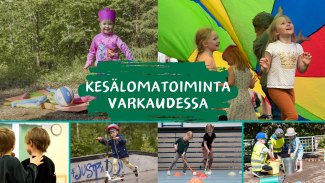 Lasten ja nuorten kesätoiminta Varkaudessa 2025. Kuvituskuva.