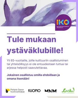 ystäväklubin mainoskuva.