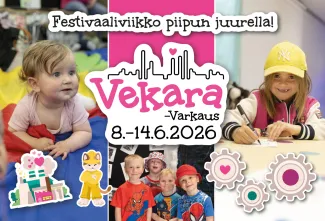 Vekara-Varkaus -festivaaliviikkoa 2026 vietetään piipun juurella