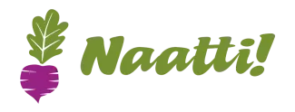 Naatti-logo, jossa juures vasemmalla