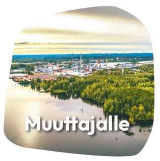 Ilmakuva Varkaudesta.